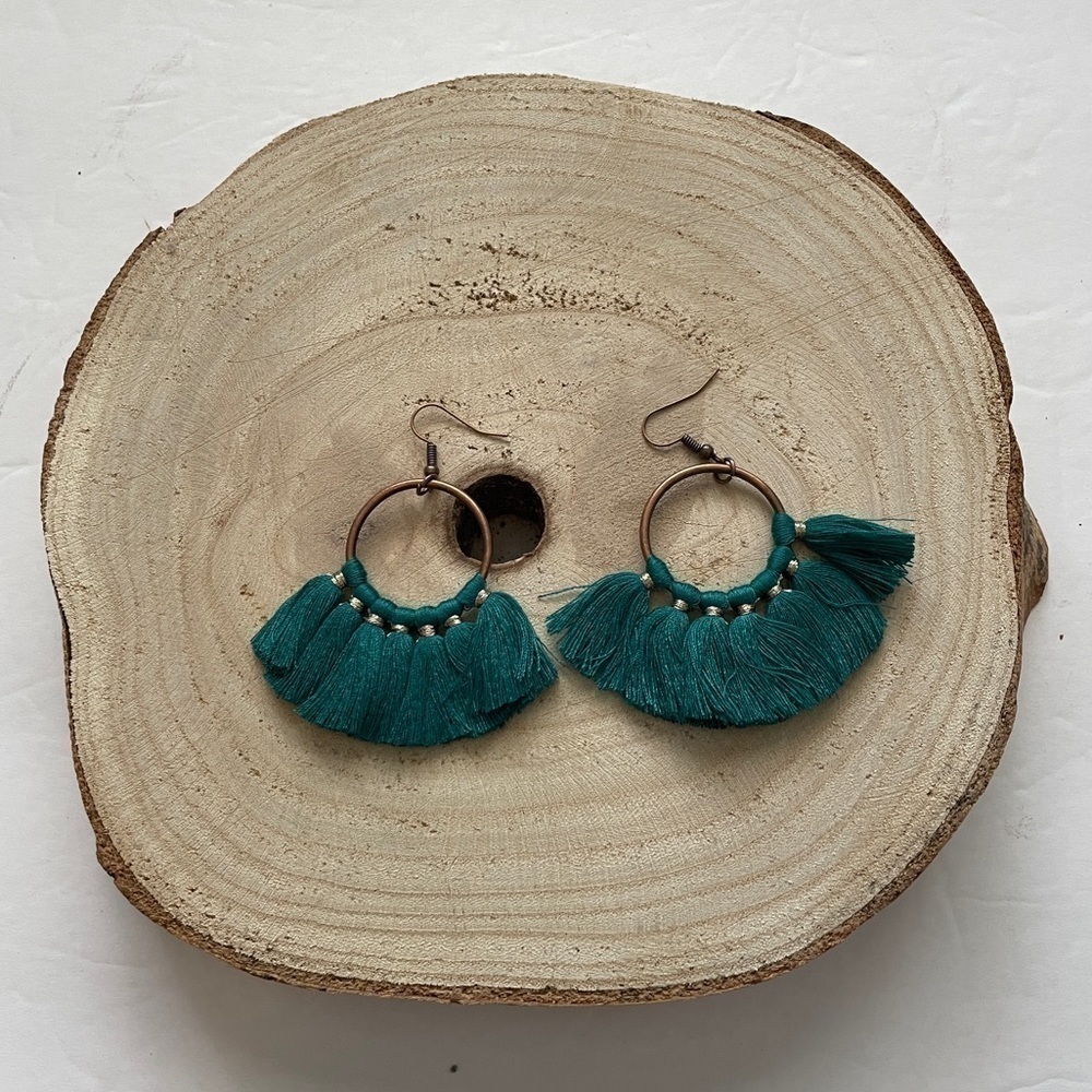 Boho Tassel Fringe Earrings NEW‎